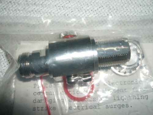 NIB DC-3.0GHz TX RX LIGHTNING 50 OHM N SURGE PROTECTOR FOR RADIO TRANSCEIVER - Picture 3 of 5