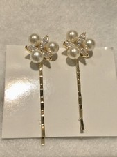 Hairpins Bride Wedding Pearl Bridal Hair Accessories Gold Hair Accessory