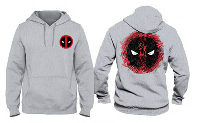 Marvel - Deadpool Logo Grau Herren Sweat Hoodie - XL