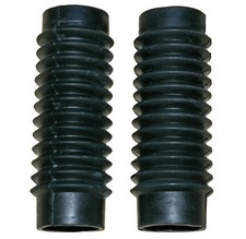 Yamaha RD50M front fork gaiters BLACK - pair - bargain, 3W3-23191-00