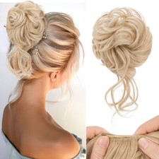 DICK Messy Dutt Bun Wie Echt Updo Haarteil Haargummi Haarverlängerung Hochfrisur
