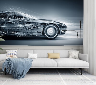 3D Creative Car ZHUA3881 Wallpaper Wall Murals Removable Self-adhesive Ann