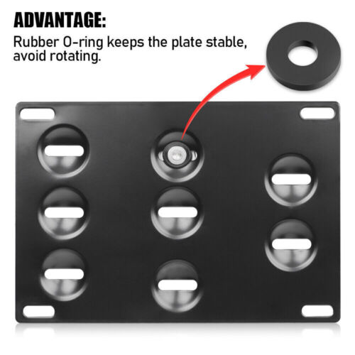 For Audi A3 S3 Q5 TT TTS Front Bumper Tow Hook Eye License Plate Mount Bracket - Picture 4 of 5