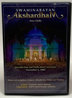 Swaminarayan Akshardham: New Delhi - Intro & Dedication Ceremony (DVD, 2005)