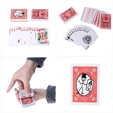 Magic Trick Deck Cartoon Man Guesses Your Card Gimmick Cards T8