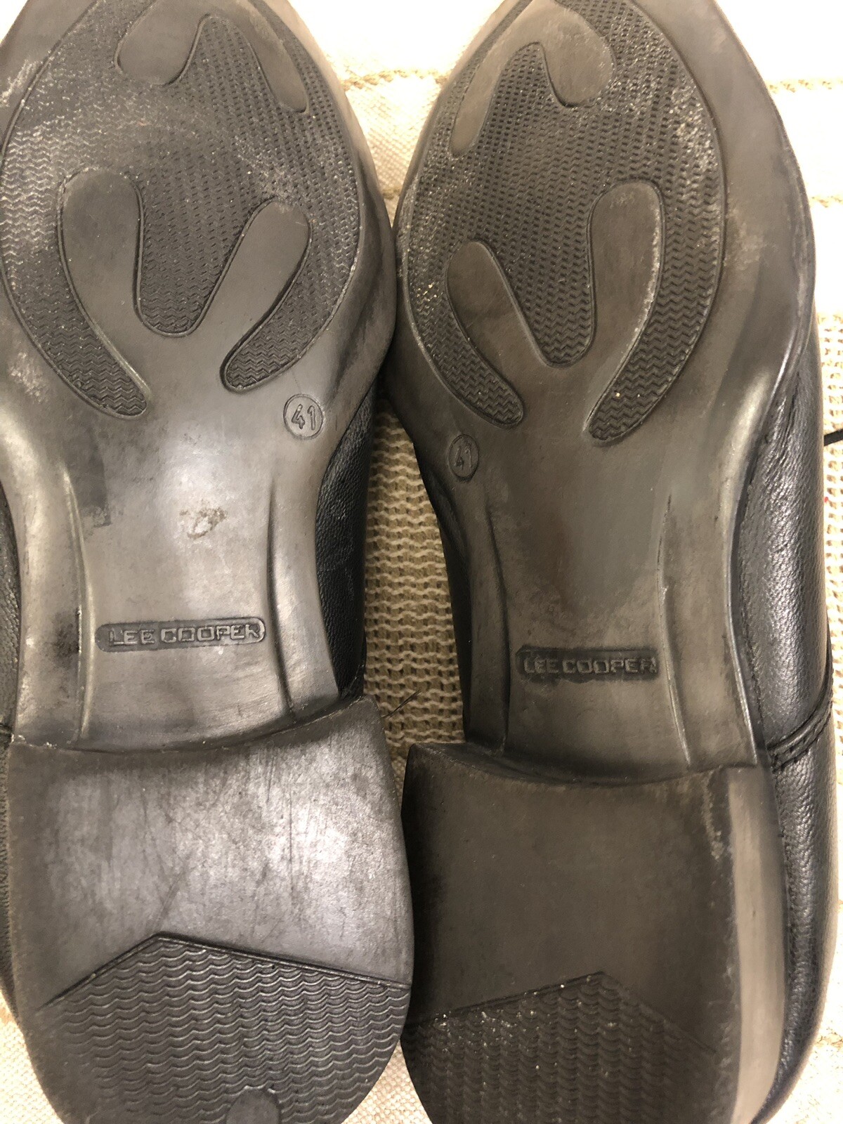 MEN'S LEE COOPER BLACK FORMAL LEATHER 