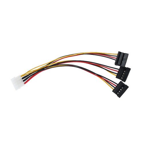 4Pin IDE To 3 SATA Power Splitter Extension Cable Connectors Computer Plugin'AA - Afbeelding 7 van 10