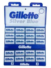 100 Gillete Silver Blue DE double edge razor blades MADE IN RUSSIA