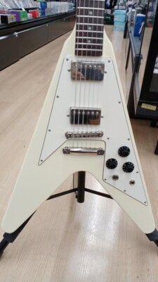 Orville by Gibson FV-74 Flying V White Made in Japan 1990