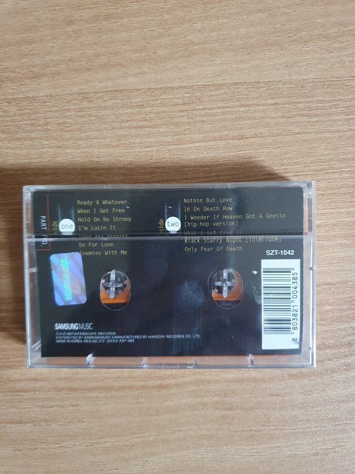 2 Pac R u Still Down Korea Cassette Tape New Sealed - Image 2 of 3