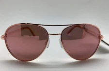T60.1  PANAMA JACK  PJ87 SUNGLASSES PILOT  AVIATOR FRAMES ROSE GOLD WOMEN'S