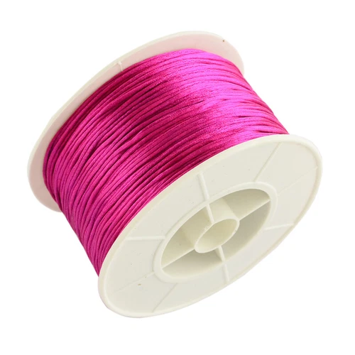 1-3-5-10m Chinese Macrame Knot Making Nylon Cord Thread Soft Satin Round 1mm dia - Picture 26 of 39