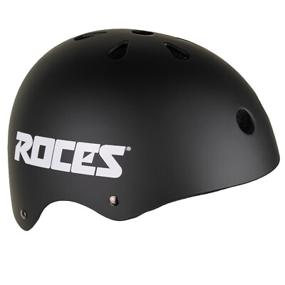 Roces Aggressive Kinder-Skatehelm Hartschalen Helm Größenverstellbar Schwarz