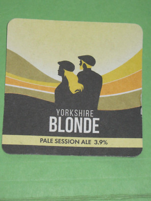 Bierdeckel OSSET Yorkshire Blond Brauen Craft Beer Real Ale Matte Untersetzer Brauerei