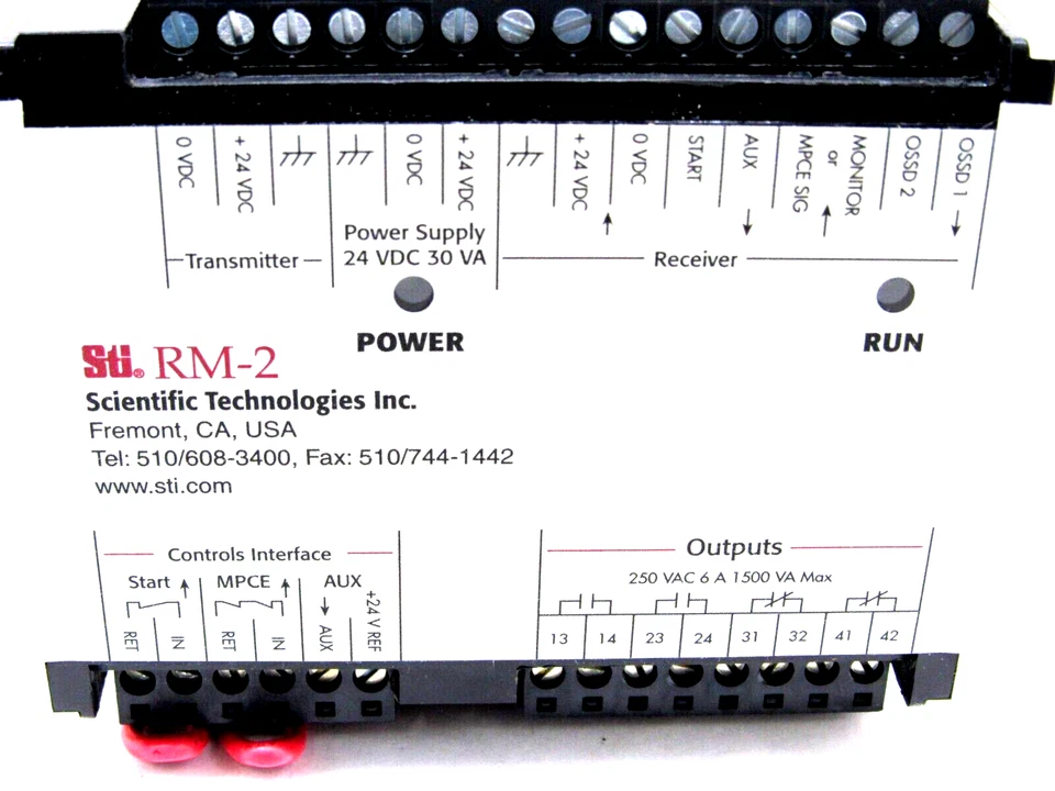 NEW SCIENTIFIC TECHNOLOGIES INC. 43776-0010 STI SAFETY DNI RELAY RM-2 437760010 - Image 2 of 4