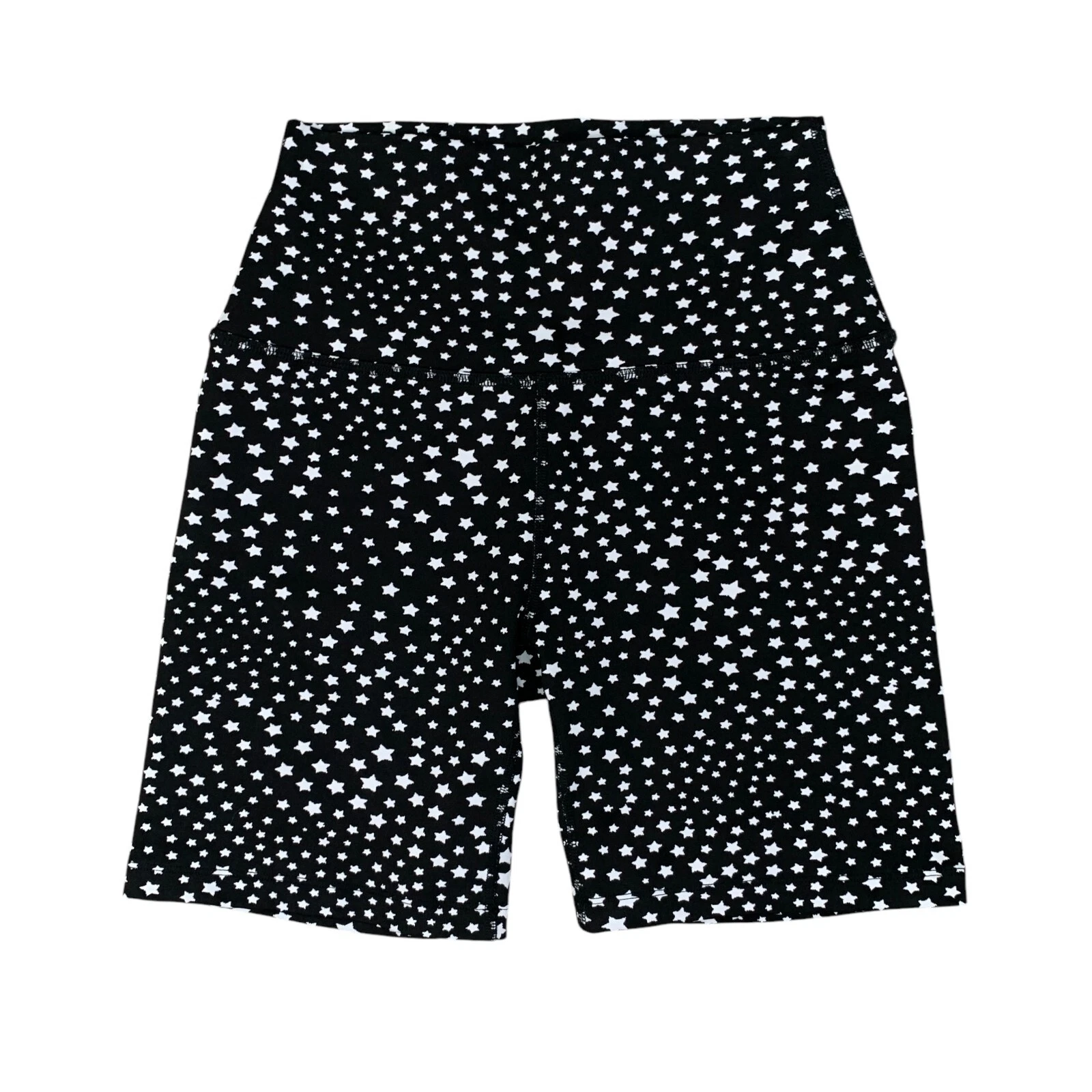 beyond-yoga high waisted stars jacquard bike shorts