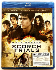 Maze Runner The Scorch Trials Blu-ray DVD Digital HD Dylan O’Brien 2015 - Sealed
