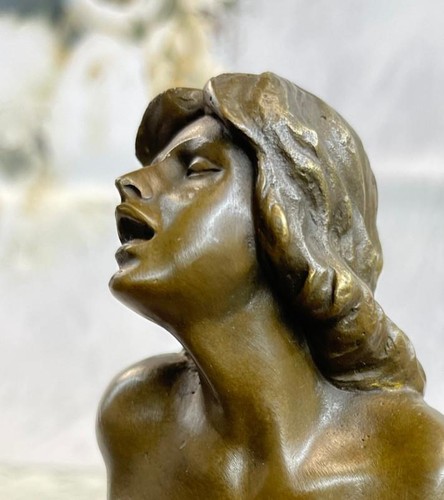 Bronze Nude Women Sculpture Erotic Abstract Art Sexual Naked Lady 