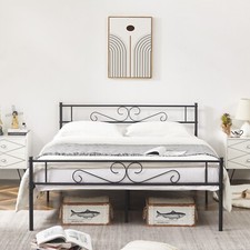Bed Frame Twin/Full/Queen Size Metal Platform w/Headboard Footboard Foundation