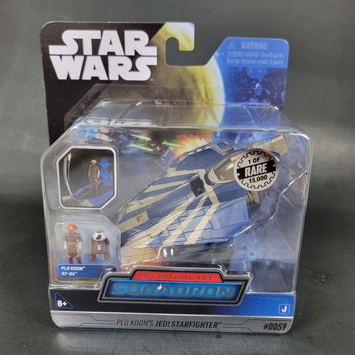 STAR WARS Micro Galaxy Squadron PLO KOON'S JEDI STARFIGHTER Chase 1 of 15,000