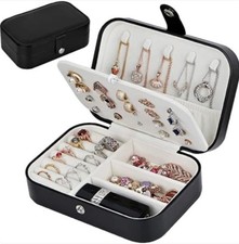 Jewelry Box, Travel Jewelry Organizer Cases with Double Layer