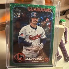 2024 Topps Update-Kyle Manzardo RC #US337-Green Foil #124/499