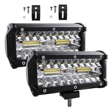 Luz De Trabajo Led De Inundacion Barra Luces De Conduccion Car Light Flush Mount