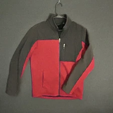 Swiss Tech Men's Black Red Soft Shell Sherpa Lined Stretch Jacket Size Small