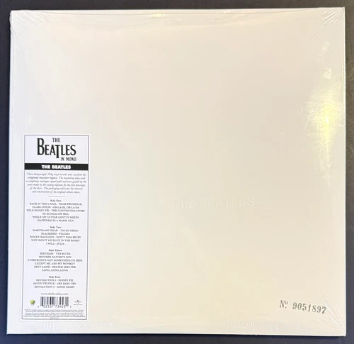 THE BEATLES White Album SEALED MONO 180g VINYL 2xLP 2014 Apple Numbered Ltd.