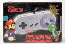 Super Nintendo SNES controller originale USA, SNS-102, Mario/Yoshi, nuovo, sigillato