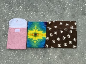 Lot 3 Paddock Pal Curio Resin Breyer Horse Live Show Soft Pony Pouches Assorted