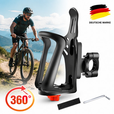 Flaschenhalter Fahrrad Trinkflaschenhalter einfache Installation Schwarz DE