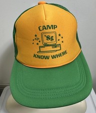 Stranger Things  85 Camp Know Where Hat Dustin  s Snapback Trucker Green Netflix