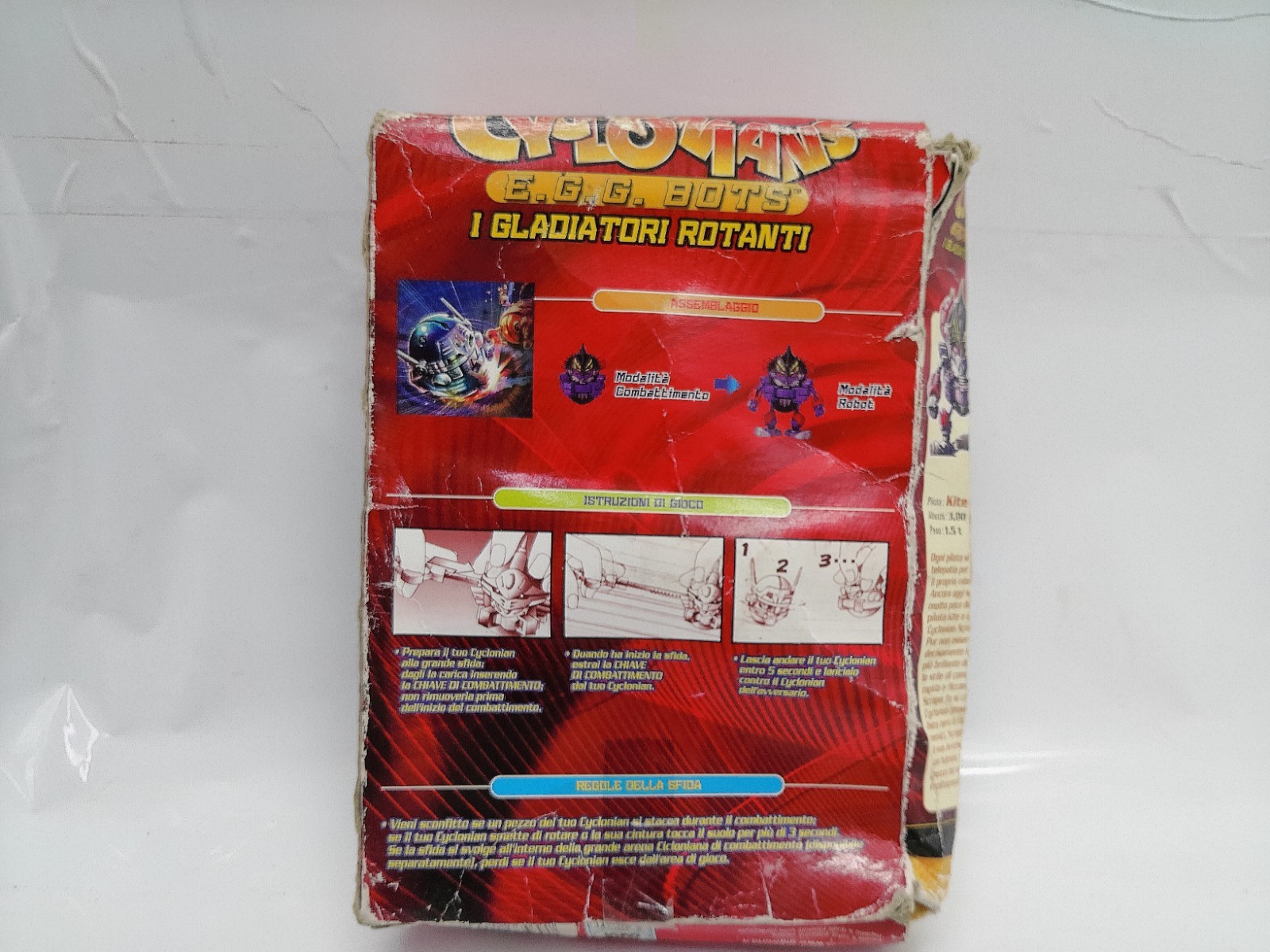 Vintage Cyclonians E.G.G. Bots E.G.G. - 006 Scraper Demolitore New Sealed GIG... image 2