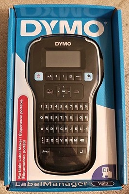 Dymo Portable LabelManager 160 D1 Label Maker 7.5''L x 4.5''W * 