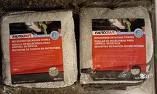 Autocraft AC4715 Detailing Towels, Grey Premium Microfiber, 16"x16" (2)-2 Packs!