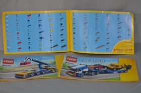 LEGO CREATOR 3 in 1: Vehicle Transporter 31033 Complete except for box