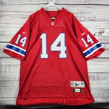 Reebok Steve Grogan Red NEW ENGLAND PATRIOTS GridIron Classic NFL Team Jersey XL