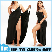Women Bikini Cover Up Swim Beachwear Long Maxi Wrap Sarong Beach Dress UK