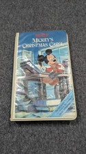 Disney Mickey's Christmas Carol VHS Movie 1983 Includes The Making Of Clamshell