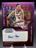 Evan Mobley RC Auto 50/50 Sensational Signatures Purple Disco Prizm Draft Cavs