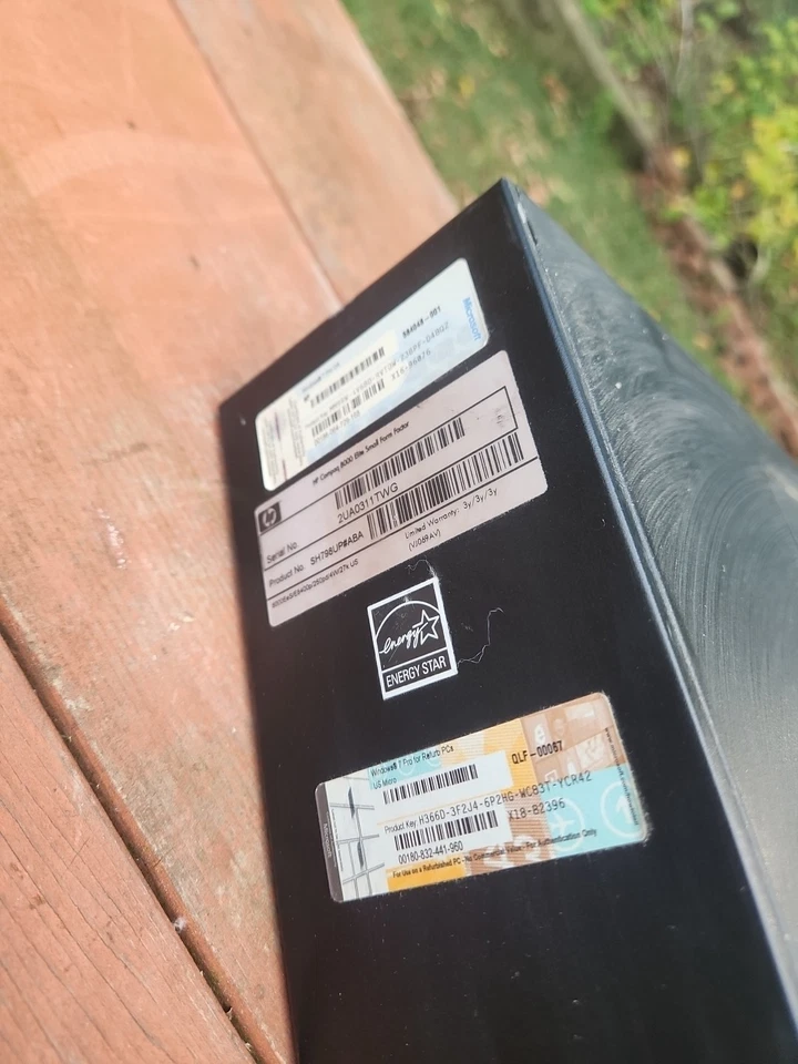 HP 8000 Elite Desktop Intel Core V Pro Duo 4GB RAM Windows 7 Pro Parts Only E* - Image 4 of 4