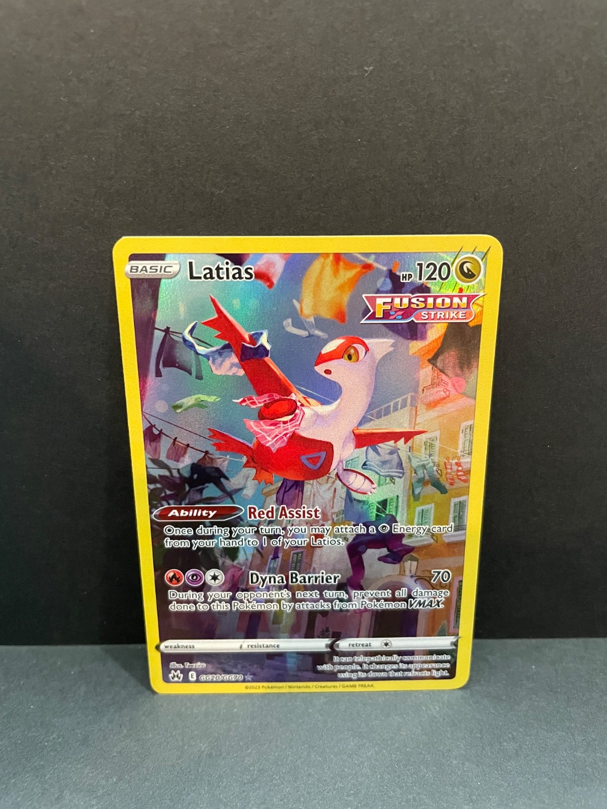 Latias #GG20 [Illustration Rare] Pokemon TCG Crown Zenith Galarian Gallery NM