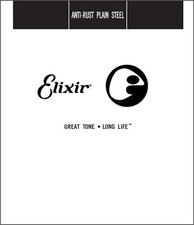 Elixir Single .013 Anti-Rust Plain Steel Stri...