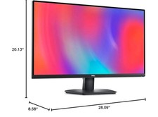 Dell 32 Inch 4K Monitor, UHD 3840 x 2160 , 60Hz, Dual HDMI 2.0, SE3223Q - Black