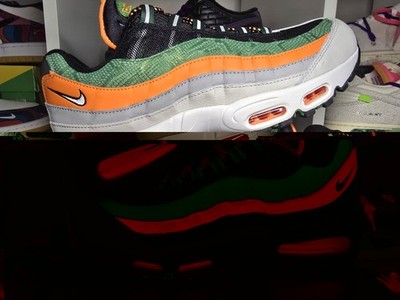 Nike Air Max 95 FAMU HBCU Yardrunners Orange Horizon II7272-001 sz 10 Men's