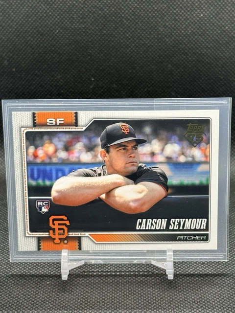 2026 Topps Series 1 Golden Mirror Image Variation RC #112 Carson Seymour