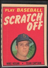 1970 Topps Scratch-Offs #NNO Mike Hegan