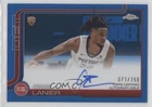 2025 Topps Chrome Rookie Blue Refractor 71/150 Chaz Lanier #TCAR-CL Auto RC 1gx0