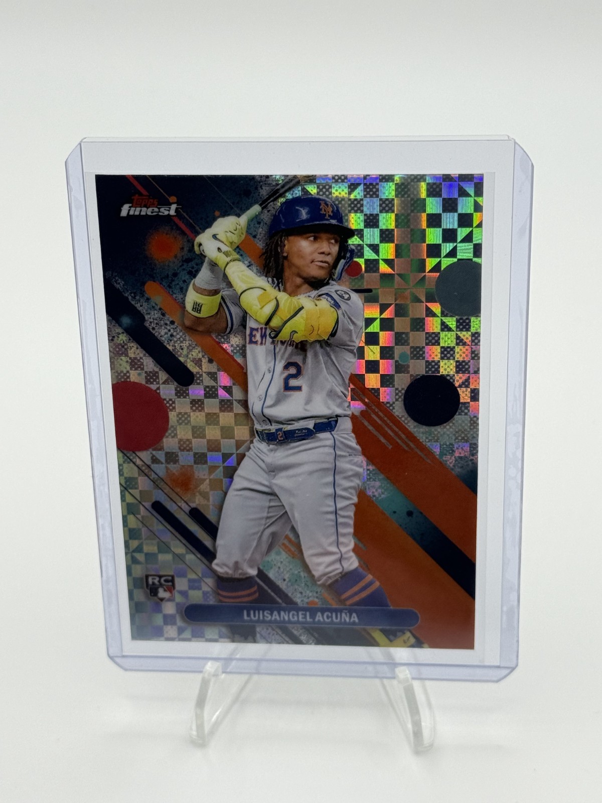 2025 Topps Finest - Luisangel Acuna Checkerboard common #52 RC